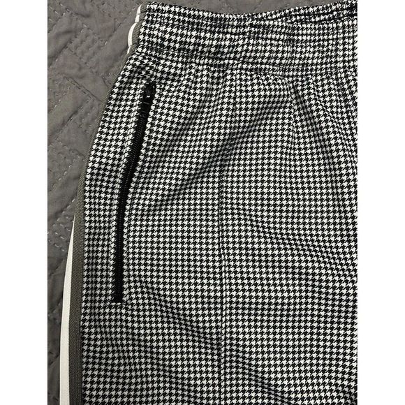 Urban Outfitters Plaid Houndstooth Black White Jogger Pants Mens Medium NWOT - Picture 11 of 16